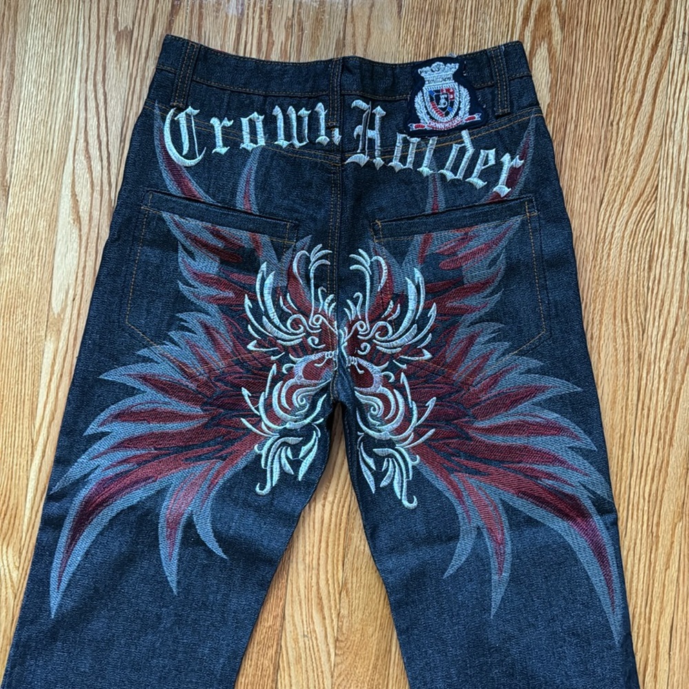 👑 Crown holder jeans